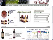 Aperu du site A Vintage - univers des grands vins de Bordeaux