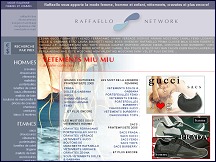 Aperçu du site Raffaello Network - mode italienne femme, homme et enfant