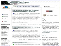 Aperçu du site Homo Numericus - nouvelles technologies et société
