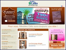 Aper�u du site Meubles C�lio : armoires, dressing, chambres, rangement sur mesure