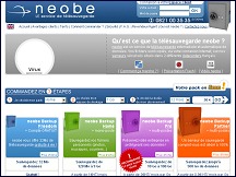Aperu du site Neobe backup - tlsauvegarde, sauvegarde en ligne
