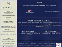 GANDI - noms de domaine, enregistrement et transfert
