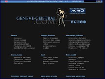Aper�u du site Gen�ve sur Geneve-Central.com : emploi,voyages,logement
