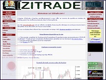 Aperu du site Izitrade - initiation  la bourse, formations au Day Trading US