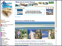 Aperçu du site Office de tourisme de Moliets et Maâ, Landes, Aquitaine