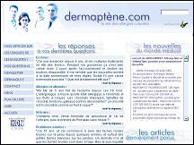 Aperu du site Dermaptne.com - informations sur les allergies cutanes