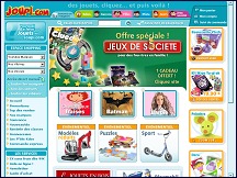 Aperu du site Joupi - jeux et jouets pour toute la famille