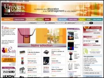 Aper�u du site Univers Maison - d�coration et �quipement de la maison au meilleur prix