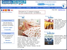 Grandes Marques - linge de maison, rideaux, tapisseries