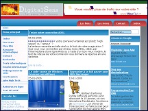 Aperu du site DigitalSens, actualits rseau et scurit informatique