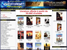 DvdStoreNet, vente DVD neufs et DVD d'occasion moins cher