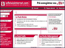 Aperu du site Le Relais Internet - noms de domaine, rfrencement, hbergement