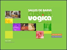 Aperu du site Vogica - cuisines et salles de bains sur mesure