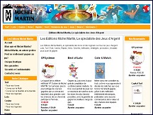 Aperçu du site Editions Michel Martin - livres et logiciels sur les jeux d'argent