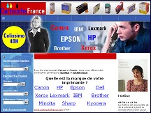 Aperu du site Cartouche France - cartouche d'encre compatibles moins cher