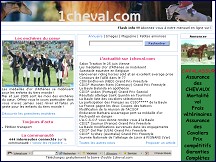 Aperçu du site 1Cheval.com