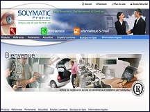 Aperu du site Solymatic - informatique et montique, libre service
