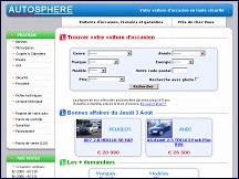 Autosphere - voitures d'occasion contr�l�es avec garantie professionnelle