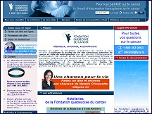 Aperu du site Fondation Qubcoise du Cancer - infos sur le cancer