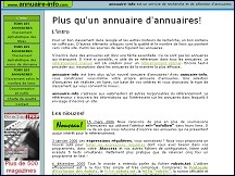 Annuaire Info - annuaire d'annuaires pour le r�f�rencement manuel