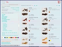 Aperu du site Yoox chassures - grand choix chaussures grandes marques  prix discount