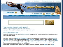 Aperu du site Parions.com - guide des paris sportifs