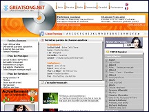 GreatSong.net  - paroles de chansons