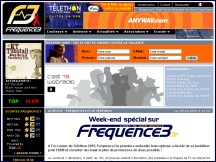 Aperu du site Frequence 3 - webradio francophone haut dbit