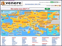 Aper�u du site Venere - r�servation h�tel moins cher, r�servation en ligne Venere