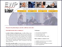 Aperu du site Euro Web Payment - solution de paiement scuris sur internet