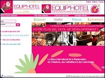 Aperu du site Equip'Htel, salon international de restauration, htellerie, cafs-bars