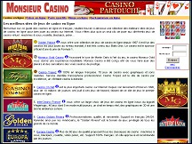 Monsieur Casino - guide des casinos en ligne