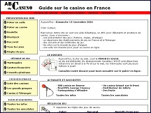 Aperçu du site AB-Casino - règles des jeux au casino