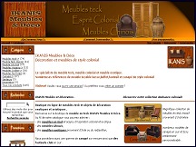 Ikanis - d�coration et meubles asiatiques de style colonial en teck