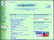 Aperçu du site Comparanet - le guide des comparatifs français et francophones