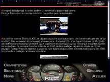 Aperu du site Pilotage Passion - stages de pilotage de voitures de course