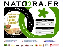 Aperu du site Natoora - produits frais en direct des producteurs