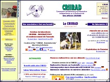 Aperu du site CRIIRAD - recherche et information indpendantes sur la radioactivit
