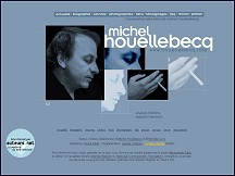 Aperçu du site Michel Houellebecq