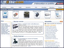 Aperu du site Matbe.com - informatique au quotidien, actualits, tests matriel