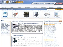 Aper�u du site Matbe.com - informatique au quotidien, actualit�s, tests mat�riel