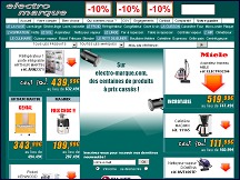 Aper�u du site Electro Marque - tout electrom�nager par un grossiste