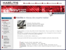 Aperu du site HABILITIS - le rseau des experts habitat