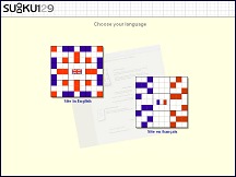 Aperçu du site Sudoku 129 - grilles sudoku gratuites en PDF
