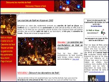 Aperu du site Marchs de Nel en Alsace - traditions, dcorations, gastronomie