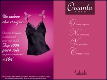 Orcanta Lingerie - boutiques de lingerie f�minine en France