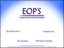 Aperu du site EOP'S - formations, tudes et expertises emballage