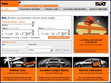 Aperu du site SIXT France - location de voitures et limousines  prix discount