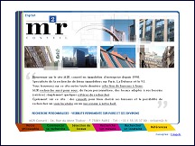 Aperu du site M2R, conseil en immobilier d'entreprise sur Paris