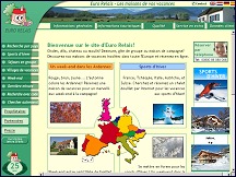Aperçu du site Euro Relais - locations maisons de vacances, chalets, villas en Europe